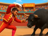Real bull fighting game