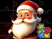 Christmas puzzle with santa