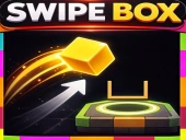 Swipe box physics arcade game