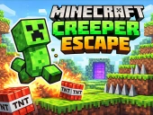 Minecraft creeper escape