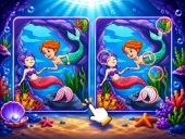 Spot the difference mystic mermaids