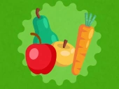 Vegetable spelling puzzle
