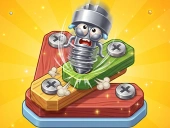 Color screw rescue puzzle
