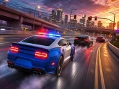 Police gangster chase