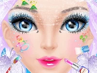 Christmas makeup salon