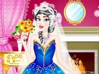 Sleeping princess wedding dress up