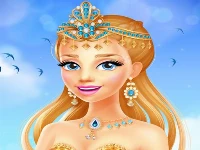 Princess cool - coloring street book paint game