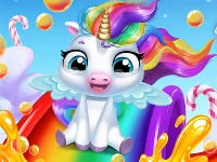 Glitter unicorn dress up girls