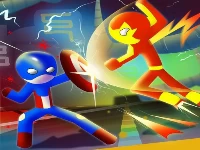 Super stickman heroes fight