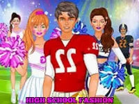 High school fashion and makeover-college team