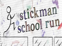 Stickman school run